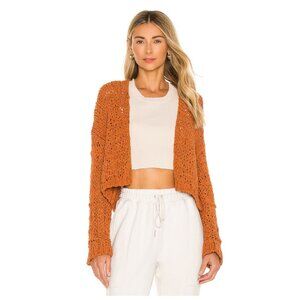 Free People Daiquiri Cardi in Ginger Muse sz xs